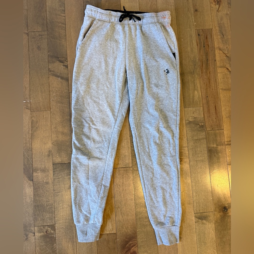 Beverly Hills Polo Club Gray Fleece-Lined Sweatpants